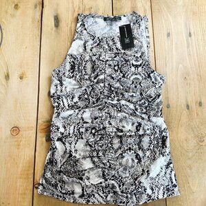Inc International Concepts‎ Snake Print Athletic Top S NWT
